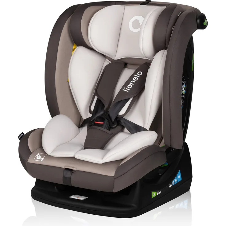 lionelo Autokindersitz AART I-SIZE, 4-in-1 Kindersitz mit Memory Foam, grün