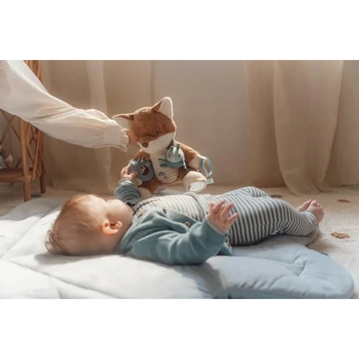 Little Dutch 8918 Activity Plüschtier Fuchs, Fördert die Neugier, 25 cm, aus 100% Polyester, für Babys ab Geburt – Bild 3