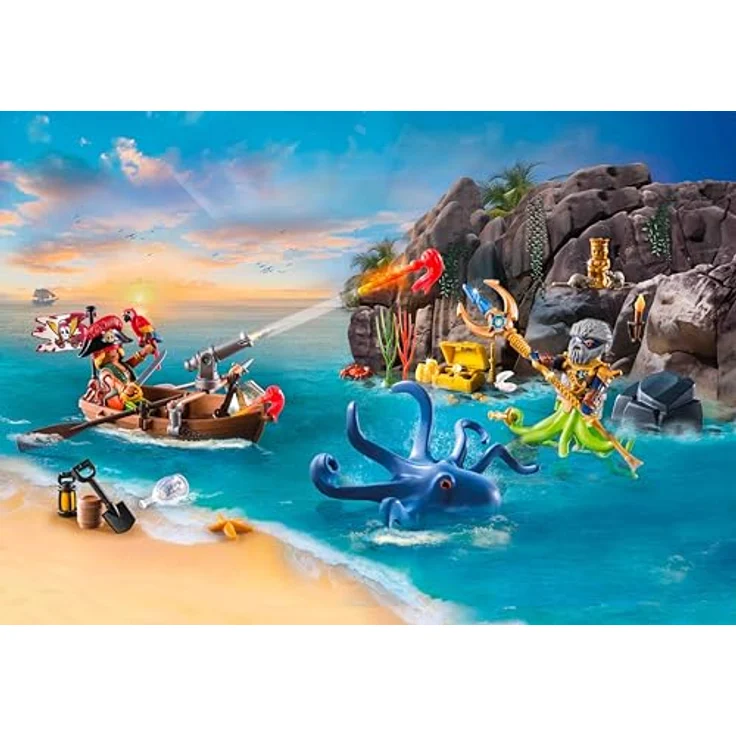 Playmobil® Spielzeug-Adventskalender Spielbausteine, Piraten (71636), Pirates, Made in Europe - Preisvergleich – Bild 3