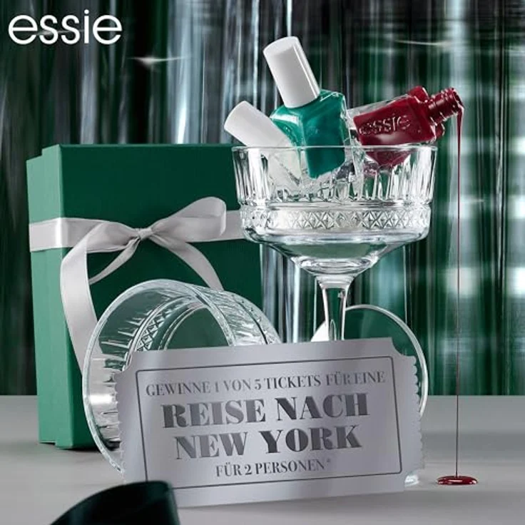 essie Adventskalender Essie Nagellack Adventskalender 2025, 24-tlg. mit Gel, Klassik und Expressie Farben, inkl. Pflegeprodukten und Gewinnspiel – Bild 4