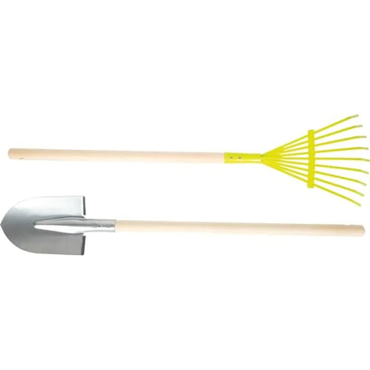 small Foot Gartenwerkzeug-Set mit Schubkarre, kindgerechten Handschuhen und Metallwerkzeugen, für Kinder ab 3 Jahren, moderne Farben, 12799 – Bild 4