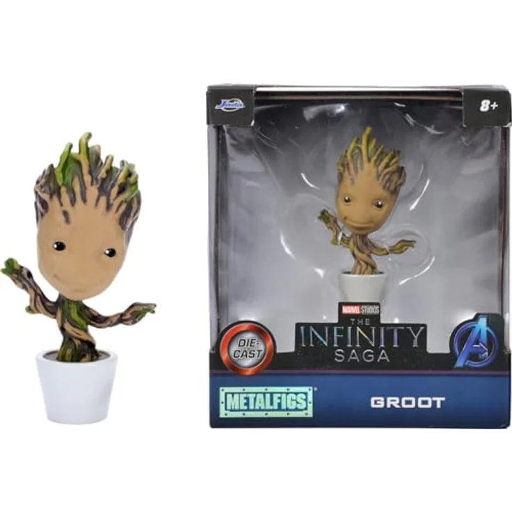 Jada Marvel 4'' Groot Figure, Sammelfigur für Kinder ab 8 Jahren – Bild 2