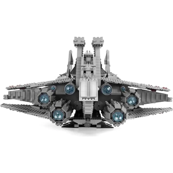 Mould King 21005 MOC Venator-Klasse Angriffskreuzer der Republik, UCS Technik Bausatz mit 6685 Teilen, bewegliche Komponenten, 115 cm lang, für Erwachsene ab 18 Jahren – Bild 5