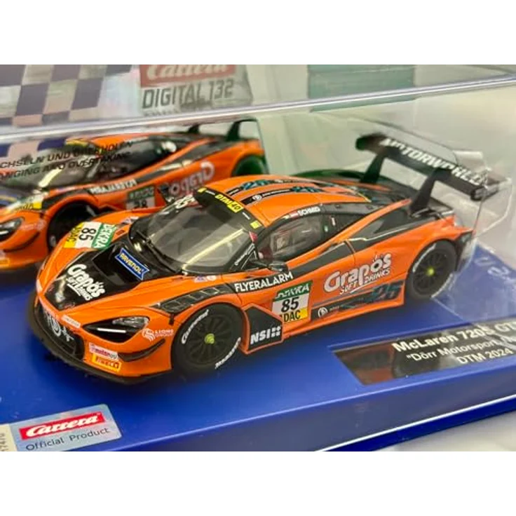 Carrera McLaren 720S GT3 'Dörr Motorsport, No.85', Modellfahrzeug im Maßstab 1:32 mit authentischen Lichtfunktionen und digitaler Steuerung – Bild 2