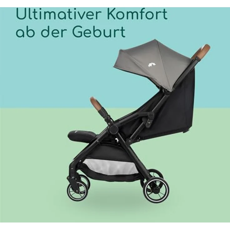 BEBE CONFORT Bebeconfort Sunlite, Kinderwagen Buggy, automatisch & kompakt zusammenklappbar, mit einer Hand verstellbar, Tinted Grey – Bild 3