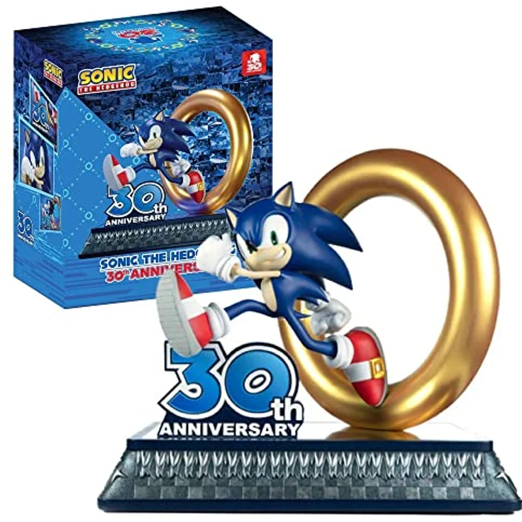 First4Figures SONIC30ST Sonic The Hedgehog Kunstharz-Statue, Schwarz – Bild 1
