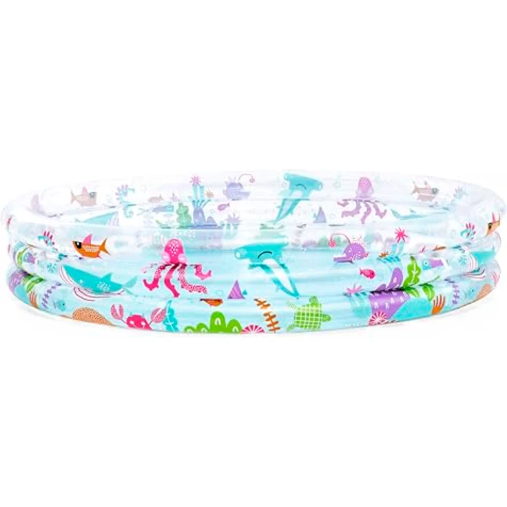 Bestway Planschbecken Deep Dive Ø 183 x 33 cm, Wasserspielzeug mit leuchtend bunten Unterwasser-Motiven, für Kinder ab 2 Jahren, von Bestway – Bild 5
