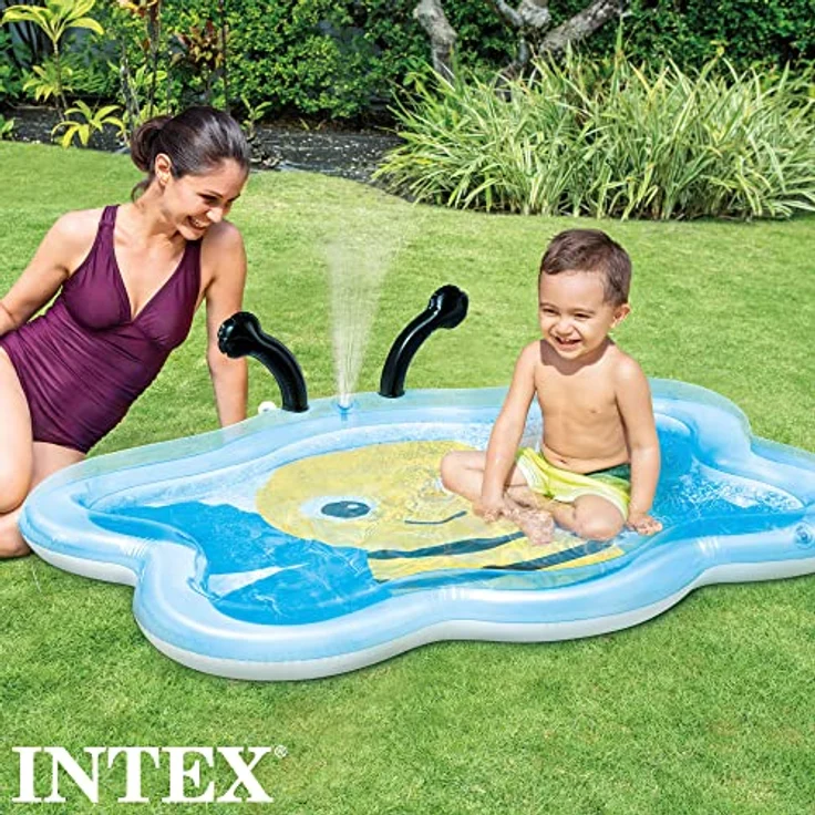 Intex - Baby Pool Ape, Farbe Hellblau Gelb Schwarz, 58434NP – Bild 2