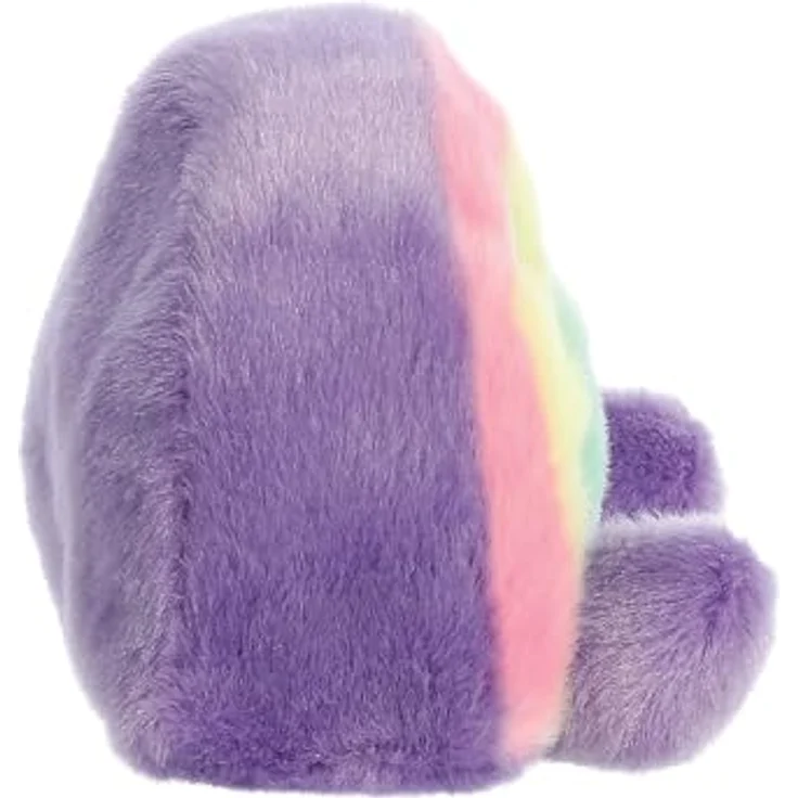 Aurora Palm Pals Vivi, Plüschtier in Regenbogenfarben (Pink, Lila, Gelb), 13 cm, weich und waschbar bei 30°C – Bild 3