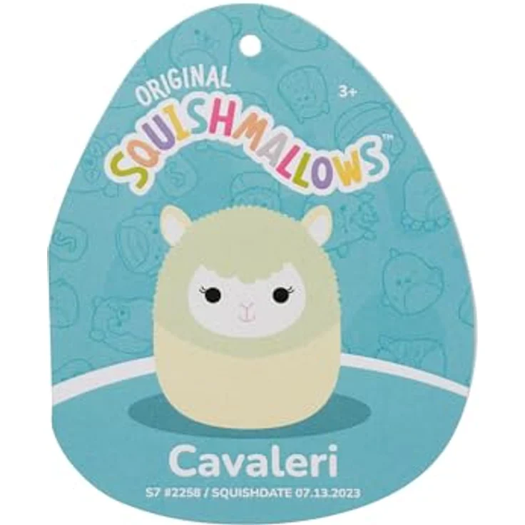 Squishmallows SQCR05374 - Cavaleri das grüne Alpaka 19 cm, offizielles Jazwares Plüsch, superweiches Kuscheltier – Bild 5