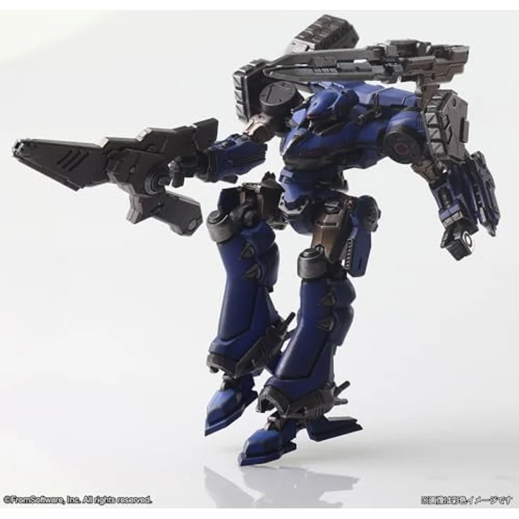 SquareEnix Armored Core Structure Arts Plastic Model Kits 4er-Pack Series 1, 4 detailreiche Mecha-Bausätze mit Artikulationspunkten und austauschbaren Teilen, 9-11 cm groß – Bild 16