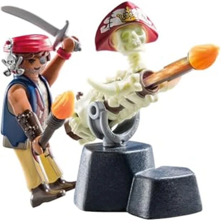 PLAYMOBIL Pirates 71421 Kanonenmeister, Spielfigurenset für Kinder ab 4 Jahren, robust und leicht zu reinigen – Bild 2