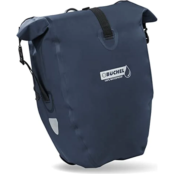 Büchel Fahrradtasche für Gepäckträger I 25.4 L - 100% Wasserdicht I mit Tragegriff und Schultergurt I fahrradtasche gepäckträger, gepäckträgertasche, fahrrad taschen hinten – Bild 1