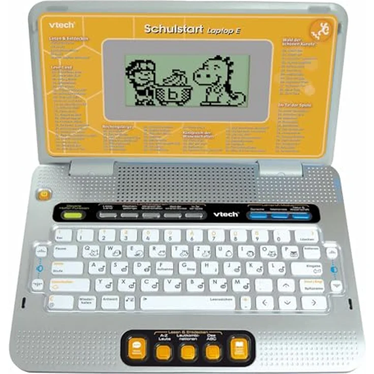 Vtech® Kindercomputer Schulstart Laptop, 160 Lernspiele, 2-sprachig, inkl. Tragetasche, blau – Bild 2