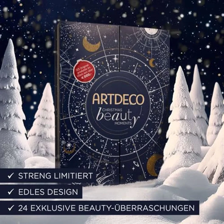 ARTDECO Adventskalender 2025, 24 Beauty-Überraschungen mit dekorativer Kosmetik und pflegenden Minis – Bild 4