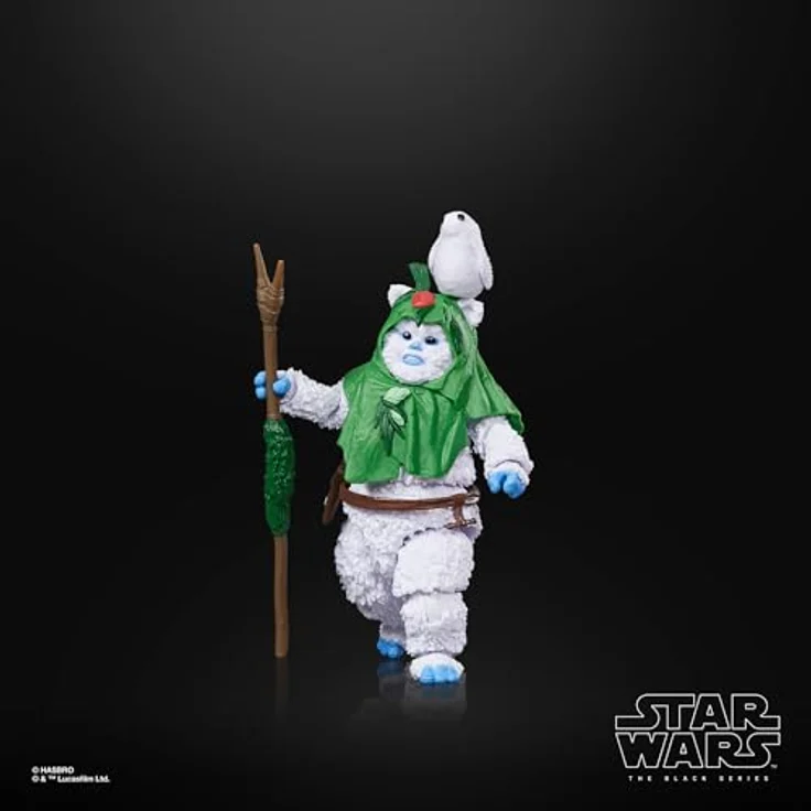 Hasbro Star Wars Black Series Ewok Actionfigur (Holiday Edition), 15 cm, detailgetreu mit mehreren Bewegungspunkten – Bild 6