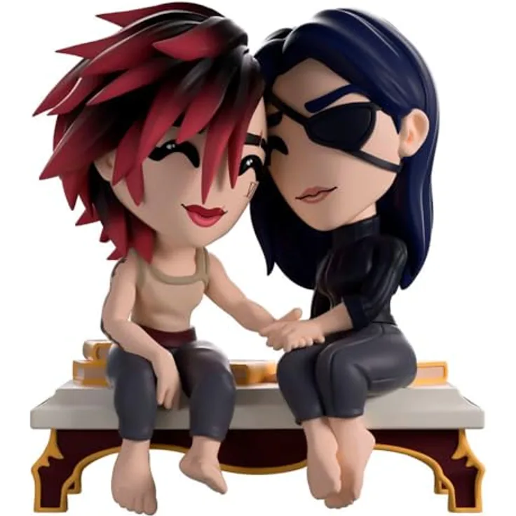 Youtooz Arcane Vinyl Figuren 2er-Pack Vi & Caitlyn, 11 cm, detailreiches Design, ideal für Sammler