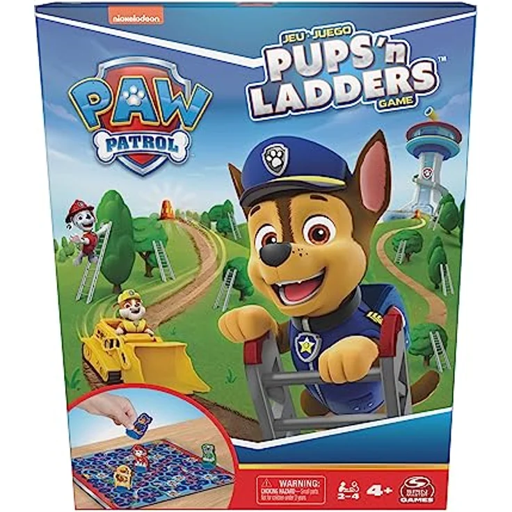 Spin Master Paw Patrol Pups 'n Ladders Puppies Snakes and Ladders Family Social Board Game for Children – Bild 4