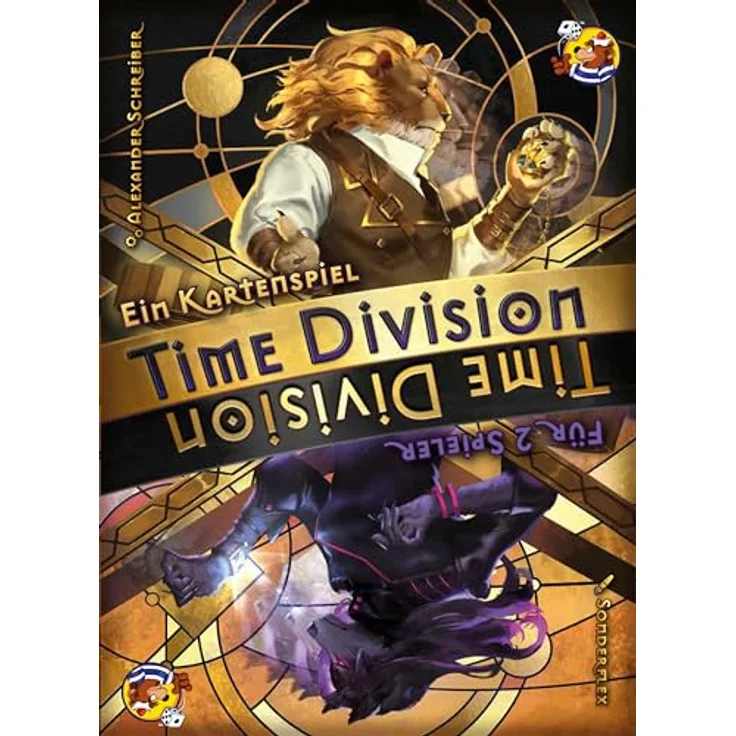 HeidelBÄR Games Time Division Kartenspiel - Deutsch - Für 2 Personen - Ab 12 Jahren - Kennerspiel für die Kontrolle über die Zeitlinie – Bild 2