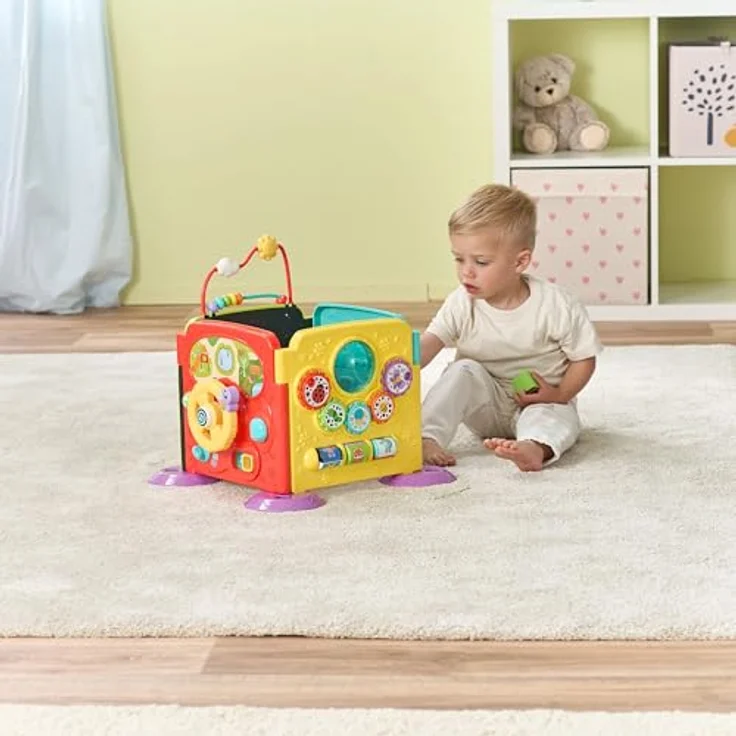 Vtech® Lernspielzeug Babys 3-in-1 Spielwelt, Farbenfrohes Lernspielzeug mit Licht und Sound, 4 individuell gestaltbare Seiten – Bild 7