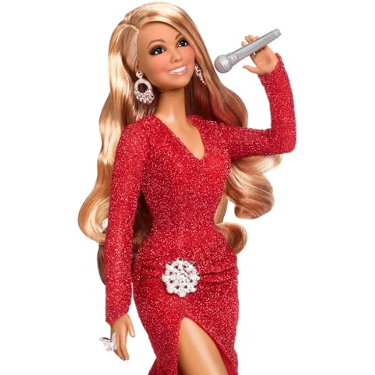 Mattel GmbH Anziehpuppe Mattel HJX17 - Barbie Signature x Mariah Carey Holiday Celebration, detailverliebte Modepuppe – Bild 3