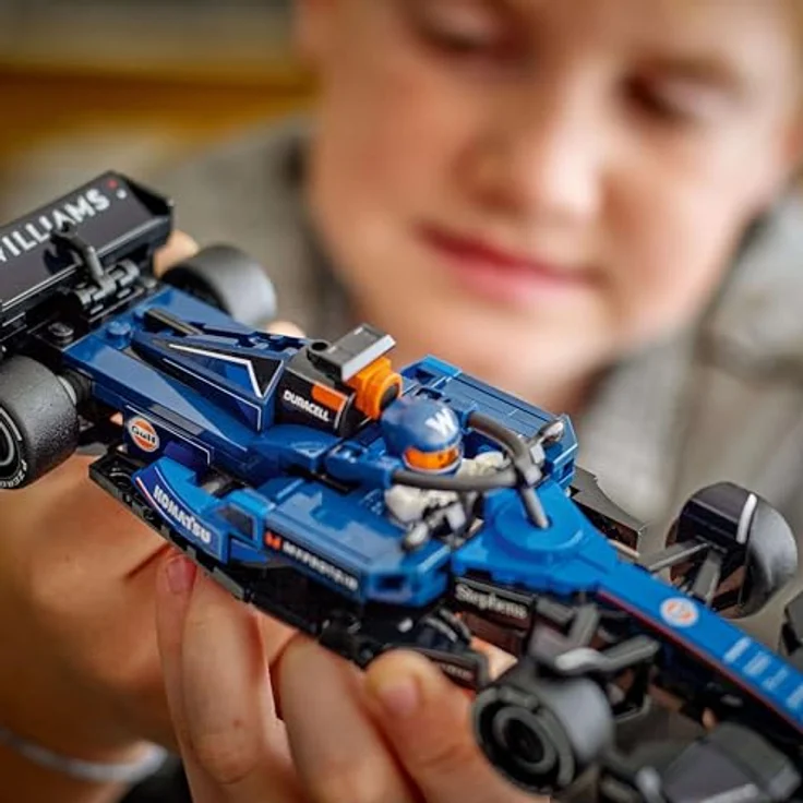 LEGO Speed Champions Williams Racing FW46 F1 Rennauto, Modellauto mit F1 Minifigur und detailgetreuer Ausstattung, für Kinder ab 10 Jahren, Geschenkidee zum Vatertag - 77249 – Bild 4