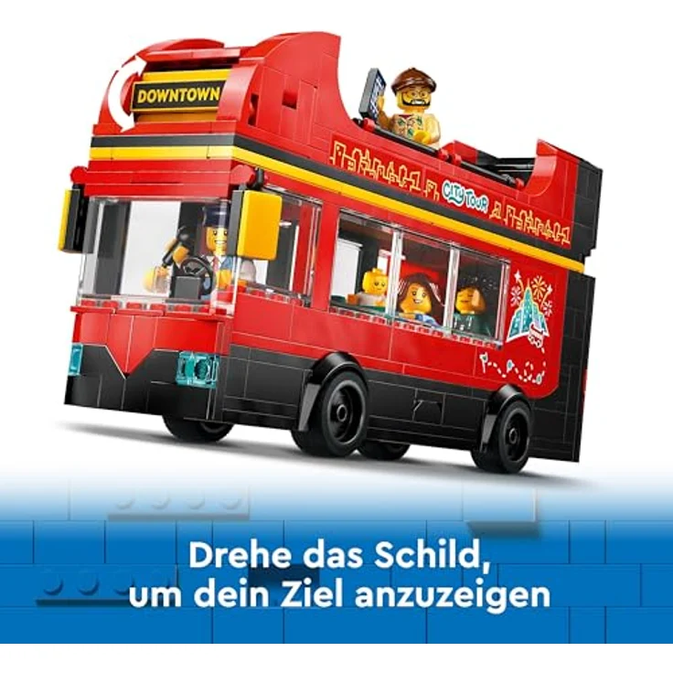 LEGO® Konstruktionsspielsteine Doppeldeckerbus (60407), LEGO City, (384 St), Made in Europe – Bild 5