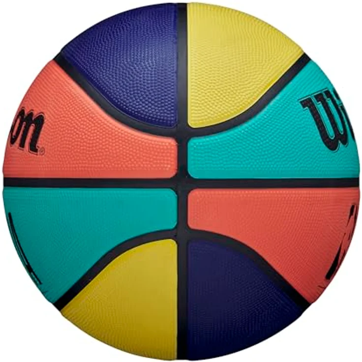 Wilson NBA DRV Outdoor-Basketball aus Gummi, abwechselnd hell, Größe 17,8 - 74,9 cm – Bild 4