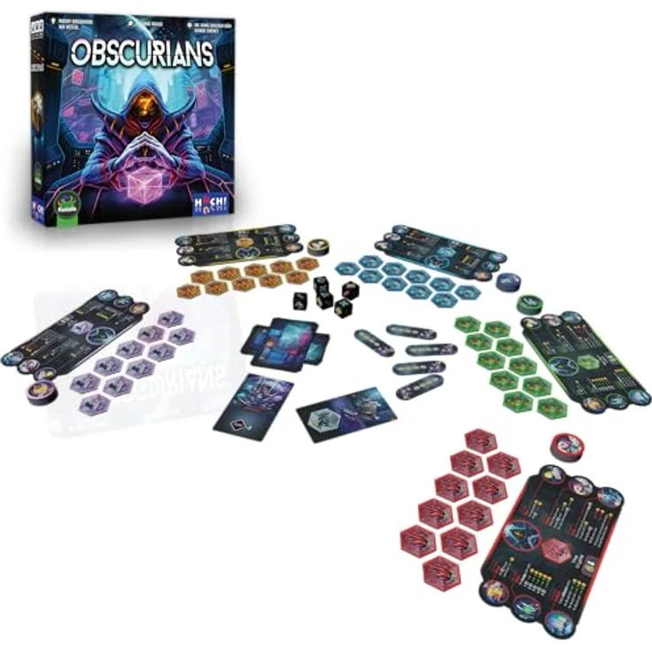 Funtails Obscurians - Retail Edition, Gesellschaftsspiel für 4-6 Spieler ab 12 Jahren, Strategiespiel mit Social Deduction und Taktik – Bild 4