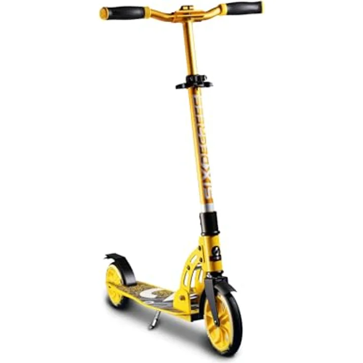 Authentic Sports Six Degrees Aluminium Scooter Junior 180 mm, Gelb