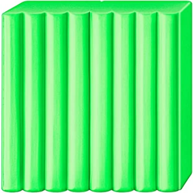 STAEDTLER FIMO effect, Neonfarben (neon grün), Normalblock 57g, 8010-501 – Bild 2