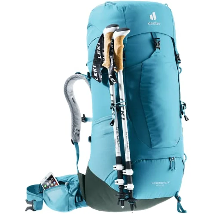 Deuter Aircontact Lite 45 + 10 SL, Trekkingrucksack für Damen mit VariQuick-Rückenlängenverstellung, gepolstertem Hüftgurt und 10 Liter erweiterbarem Volumen – Bild 6