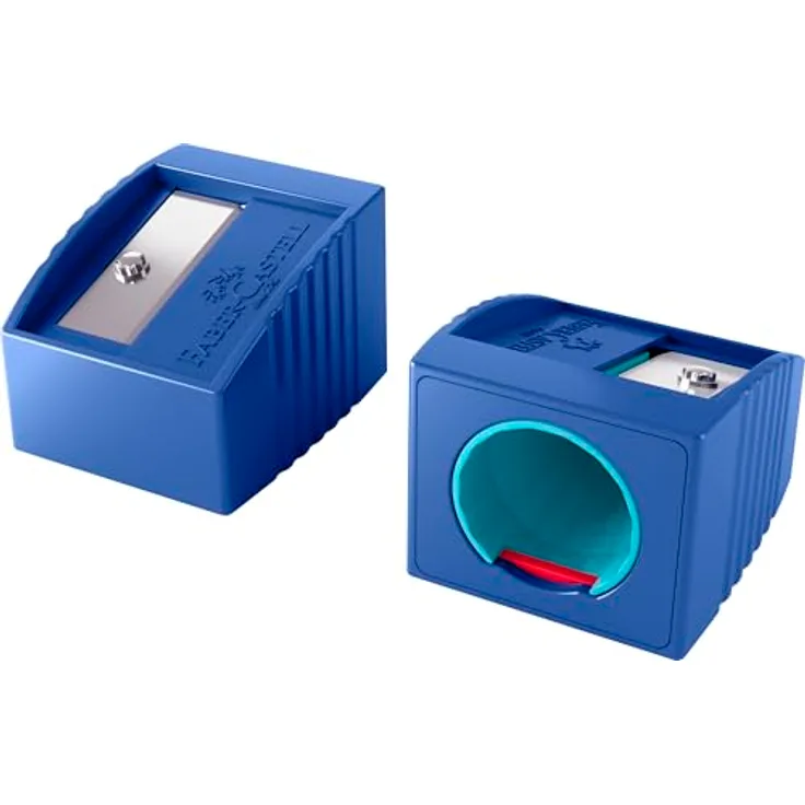 POSCA Grippy Einzelanspitzer, kindersicherer Anspitzer für Stiftdurchmesser 10 mm, blau