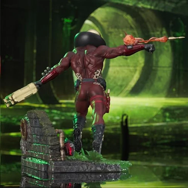 Diamond Select G.I. Joe: A Real American Hero Gallery PVC Statue Destro Profit Director Previews Exclusive, 25 cm, detailreiche Skulptur mit Leopardenmuster-Besatz, limitiert auf 3.000 Stück – Bild 6