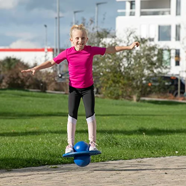 Betzold Sport Rock 'n' Hopper, Hüpfball für Kinder, stabiler Springball mit Gleichgewichtstraining, bis 60 kg belastbar – Bild 4