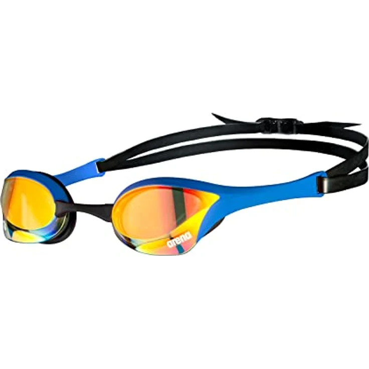 Arena Unisex – Erwachsene Cobra Ultra Swipe Mr (Yell Swim Goggles, Yellow Copper-Blue – Bild 1