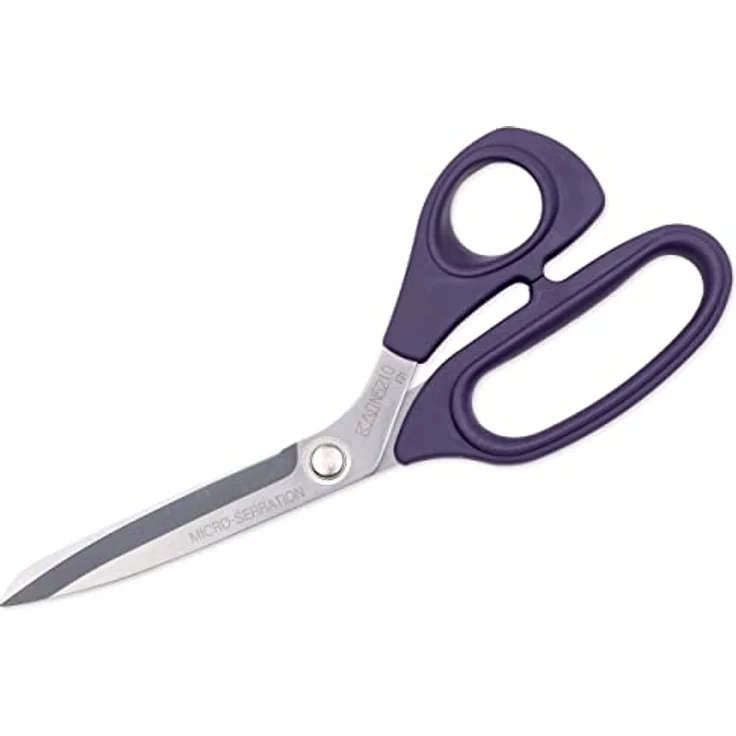 Prym Professional Xact Schere 21 cm mit Micro Serration, rostfreier Edelstahl, lila – Bild 1