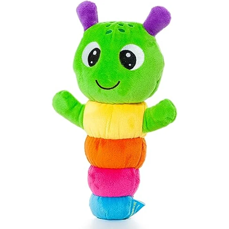 MOLTO Wurm gusyluz, Kuscheltier mit Lichtern und Melodien, ideal zum Schlafen und Spielen – Bild 2