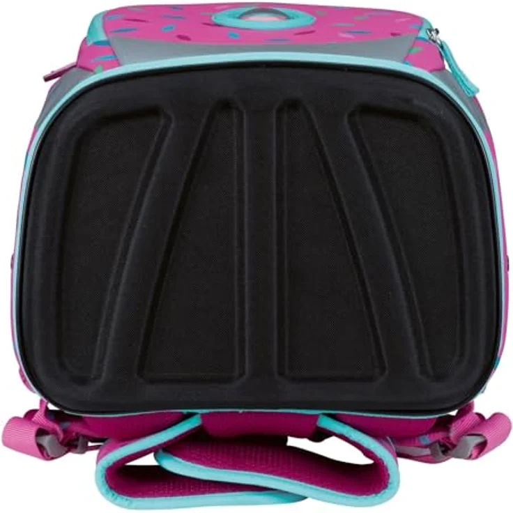 DerDieDas Schulranzen ErgoFlex Tiny Set 6-teilig, ergonomisches Tragesystem, pink mit Sweet Sprinkles Design – Bild 4