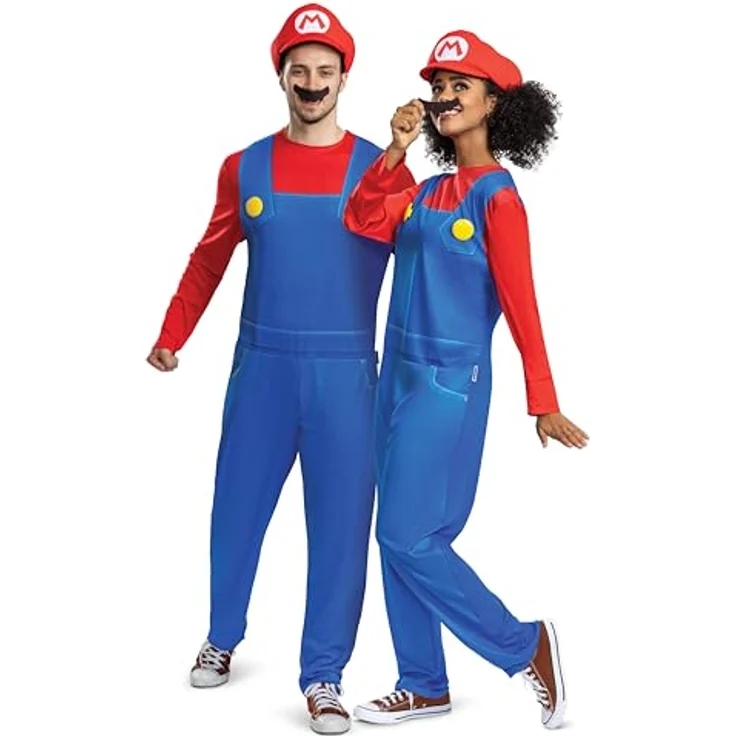 Disguise Mario Kostüm für Erwachsene, offizielles Super Mario Bros Elevated Classic mit maßgeschneiderter Overall, Größe L/XL – Bild 5