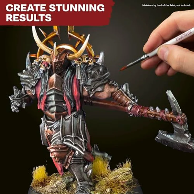 The Army Painter Warpaints Fanatic Metallics True Brass, hochwertige Acrylfarbe für Miniatur-Hobby-Malerei, messingfarbenes Metallic mit hoher Deckkraft – Bild 4
