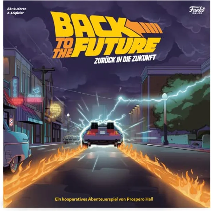 Funko Back to The Future Board Game - Zeitreisen Brettspiel in deutscher Sprache