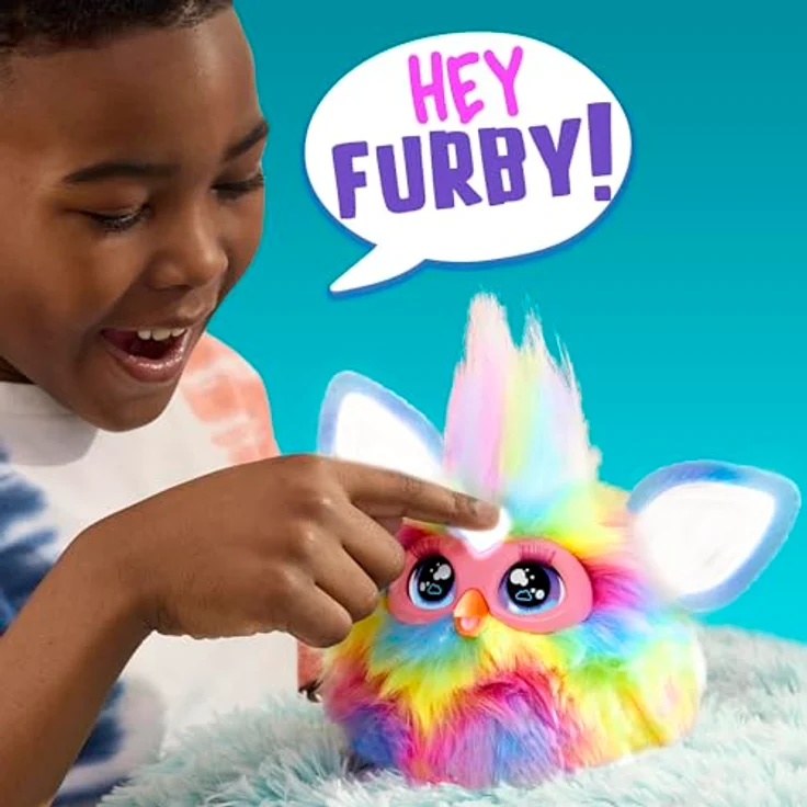 Furby Tie Dye, interaktives Plüschtier mit 15 Mode-Accessoires, sprachaktiviert und tanzend, für 6-jährige und älter – Bild 3