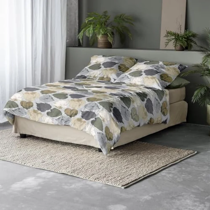 Irisette Edel-Feinbiber Bettwäsche Koala bunt 8533, kuschelig weich und angenehm, mit Qualitätsreißverschluss – Bild 2