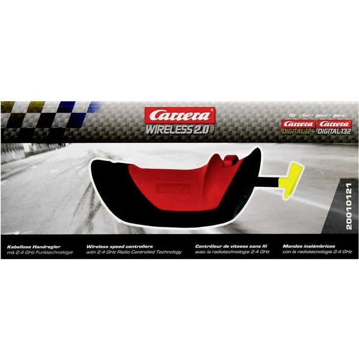 Carrera® Autorennbahn Wireless 2 Controller 20010121, Handregler für Wireless 2.0 Empfänger, kompatibel mit Carrera Digital Control Unit