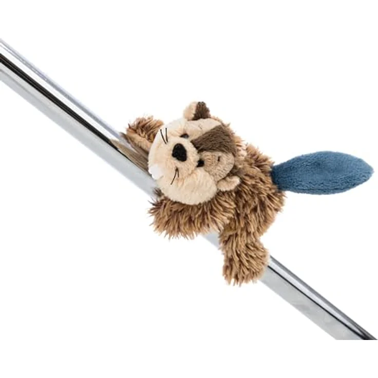 NICI MagNICI Biber Harry Woodsnacker 12cm, braun - Kuscheltier mit Magnet für Metalloberflächen, ideal als Reisebegleiter und Geschenkidee | 62263 – Bild 1
