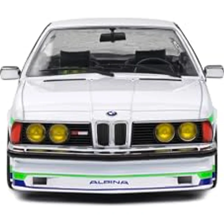 Solido 1:18 Alpina B7 Turbo (E24) 1984, Modellfahrzeug in weiß, Die-Cast mit Kunststoffsockel – Bild 3