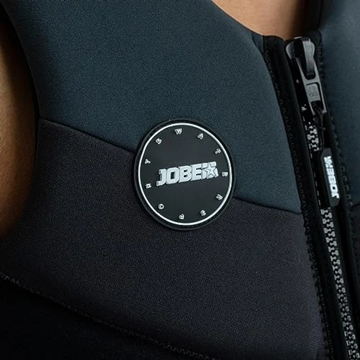 Jobe Neopreen Zwemvest Heren Grijs, 50N ISO-zertifiziert, Front-Reißverschluss, Übergrößen verfügbar – Bild 4