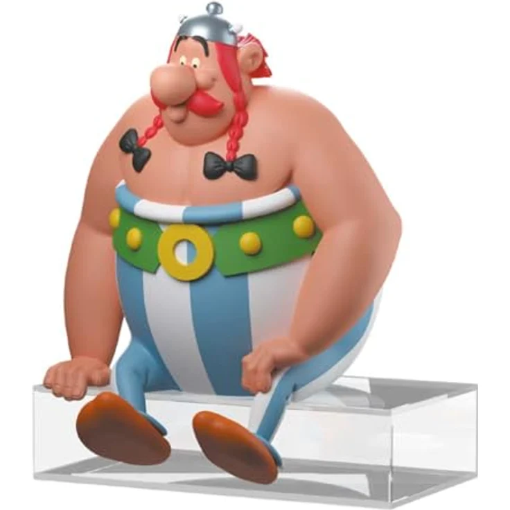 Plastoy Asterix und Obelix Figur Set, detailreiche Sammelfiguren aus hochwertigem Kunststoff, 12 cm und 13,5 cm hoch – Bild 4