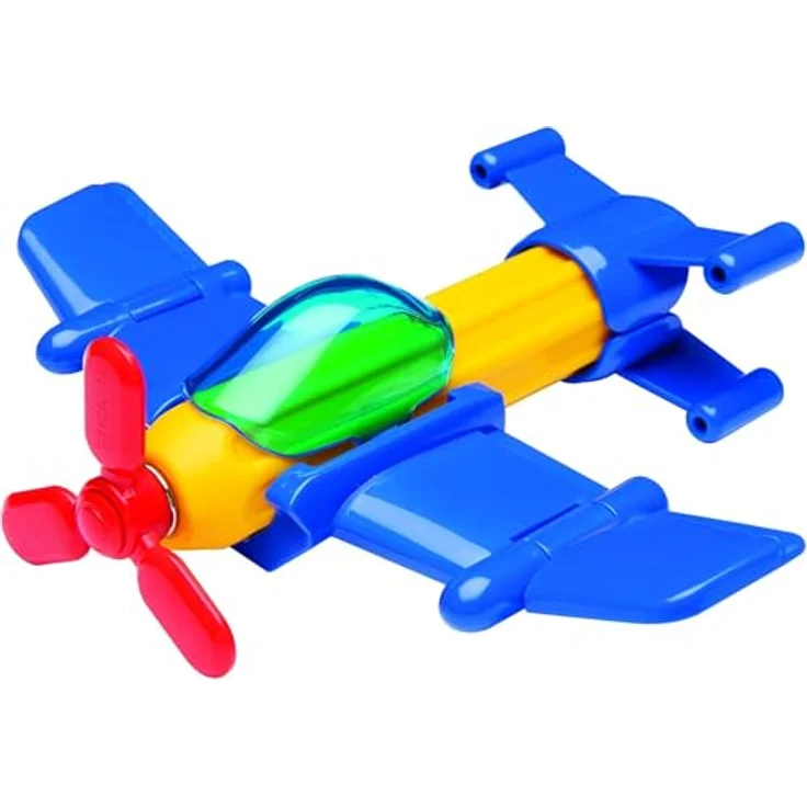 Stick-O City Set Magnetic Building Blocks Toy By Magformers. Chunky Pieces For Younger Children, Pull Back and Go Vehicles, Rotating Magnets - Red – Bild 4